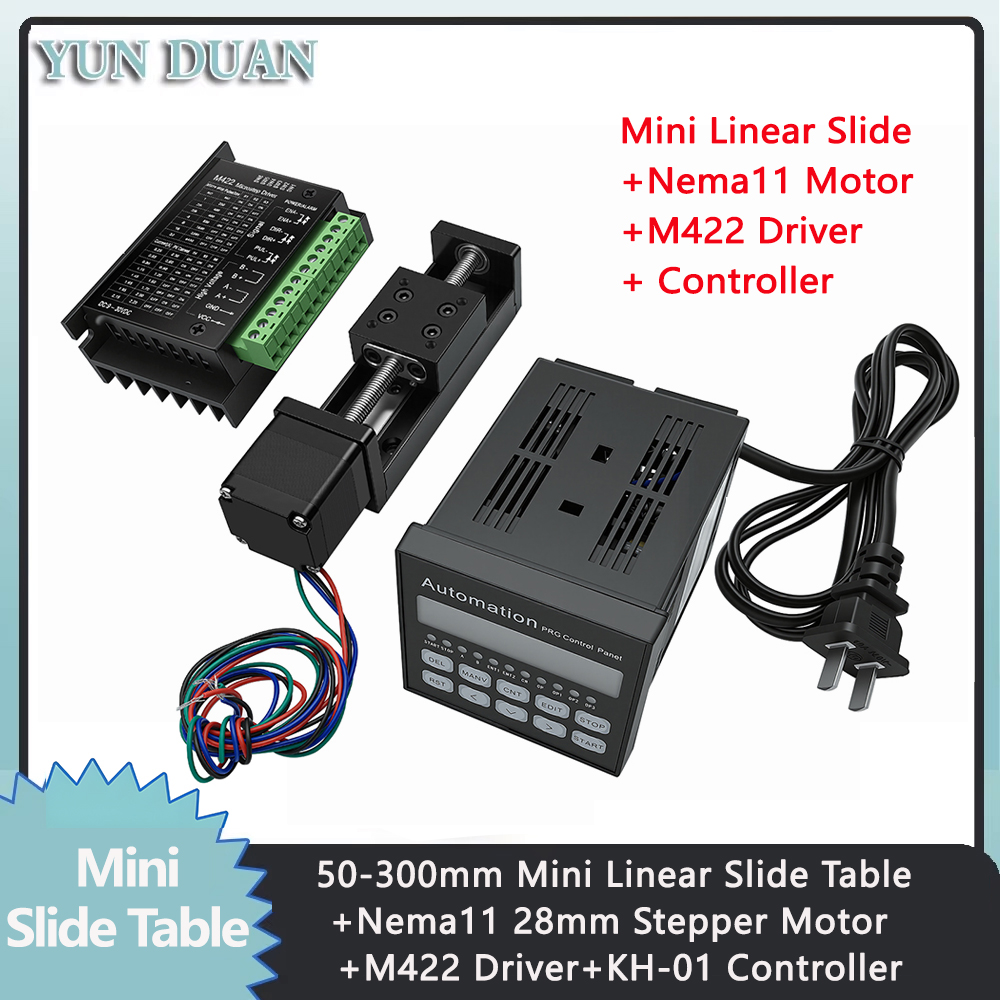 Stepper Driver Cnc - T-type Sliding Table Rail Linear 50-300mm