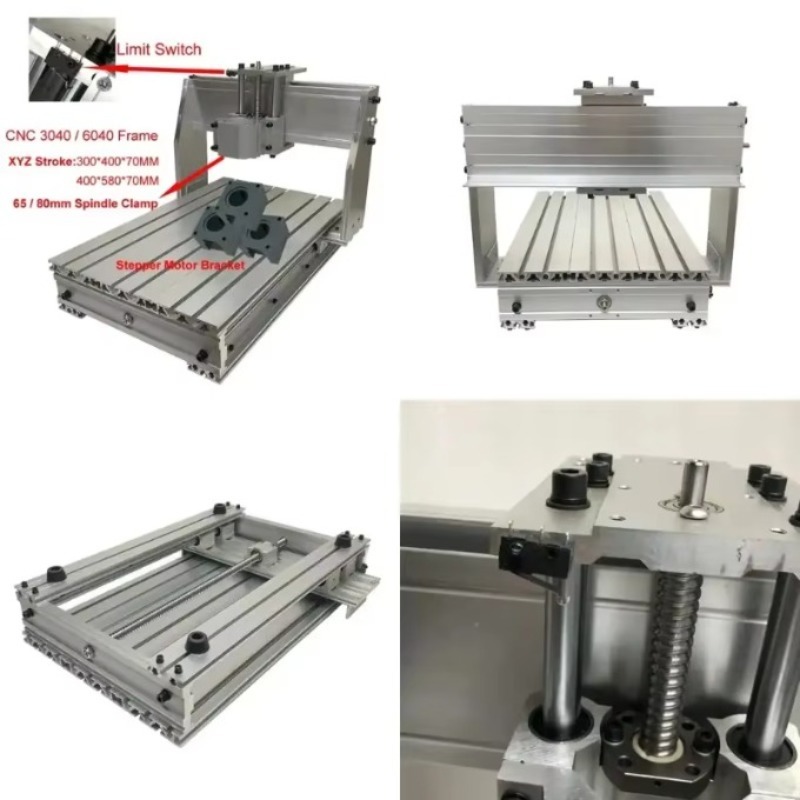 Cnc Router Machine - Aluminum CNC 3040 6040 Frame Kit