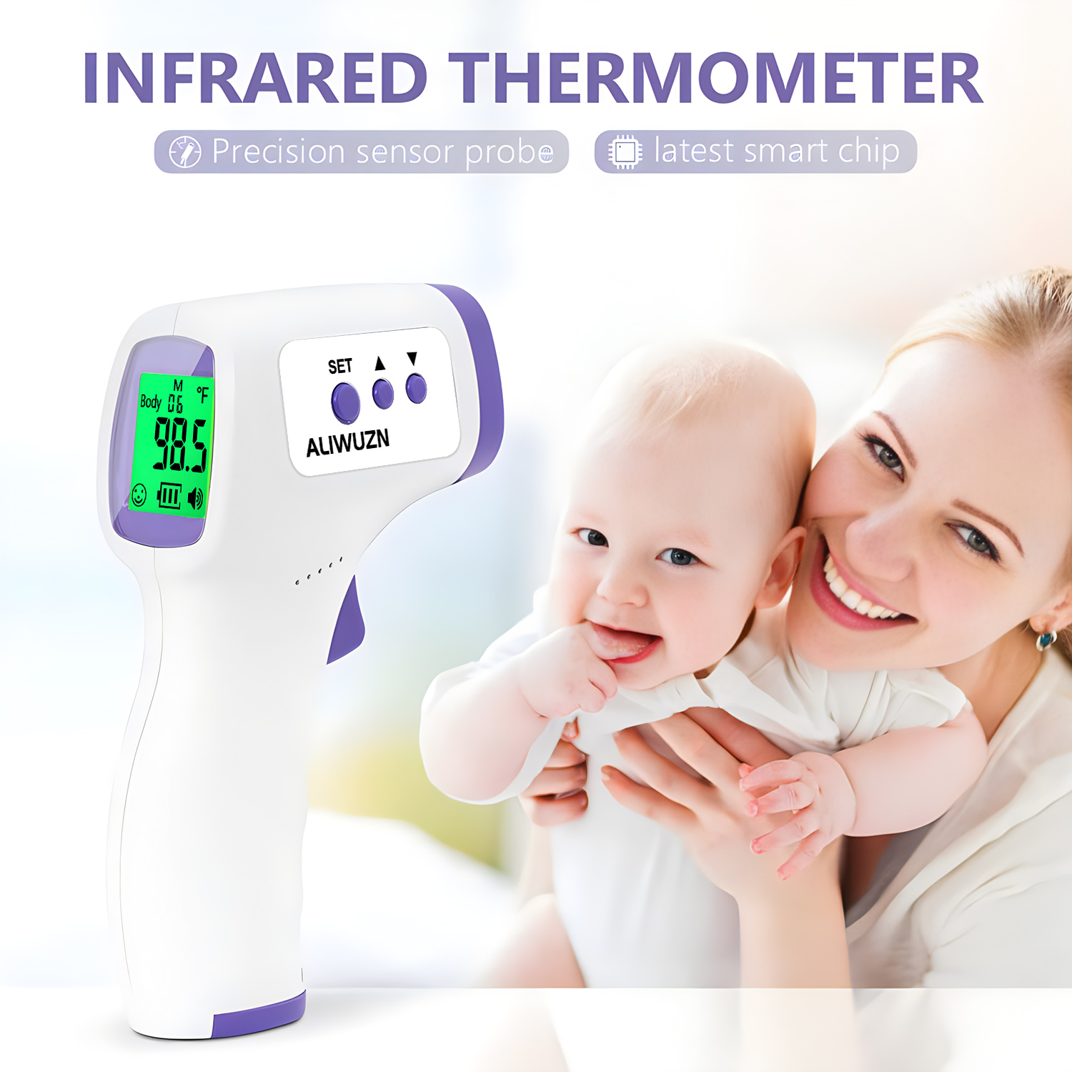 Medical Fever Infrared Thermom - Industrial Laser Thermometer recension och pris