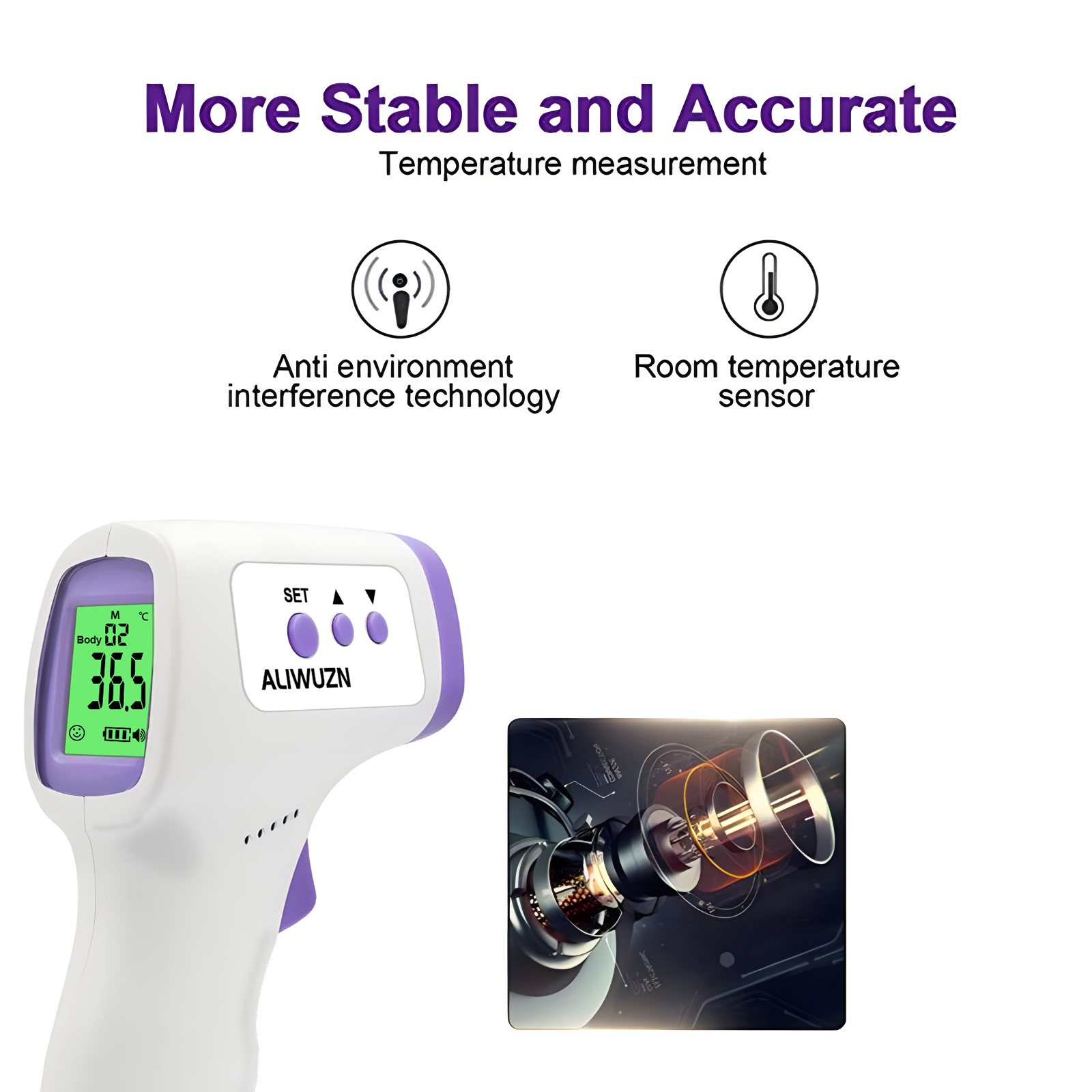 Medical Fever Infrared Thermom - Industrial Laser Thermometer recension och pris