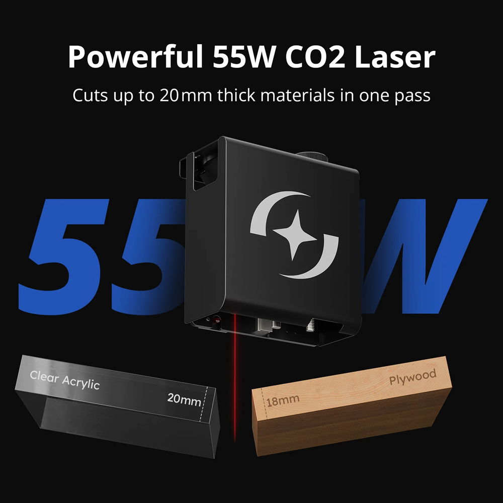 Atomstack K60 Co2 Laser Cuttin - Laser Engraving Software recension och pris