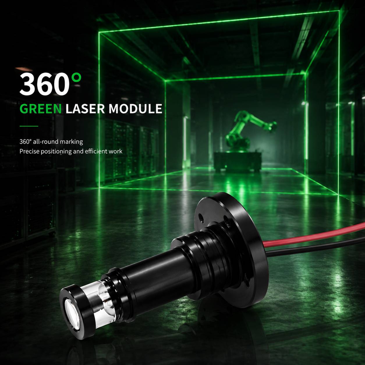 Industrial Flange Mount 30mW R - Industrial Laser Light recension och pris