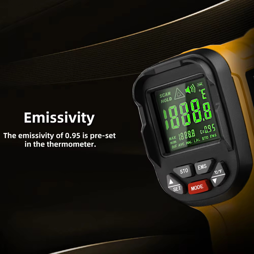 BSIDE Infrared Thermometer H2  - Industrial Laser Thermometer recension och pris