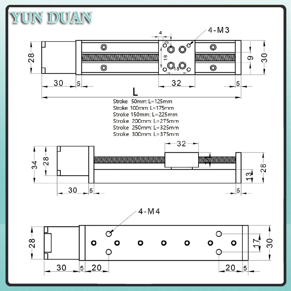 T-type Sliding Table Rail Line - Stepper Driver Cnc recension och pris