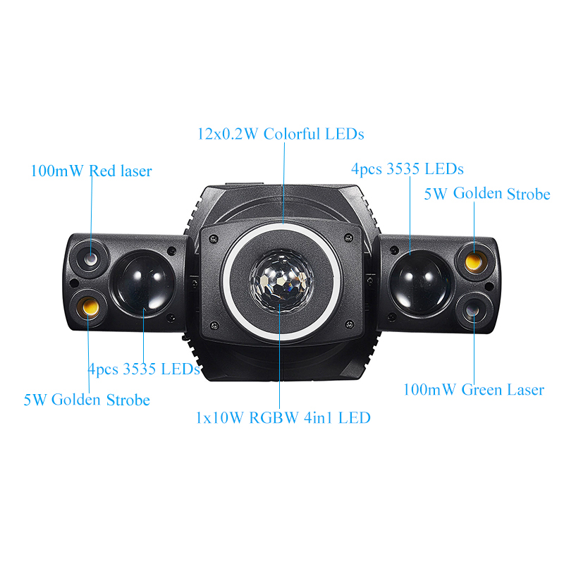 DMX Colorful LED Beam Laser St - Laser Power Supply 60W recension och pris