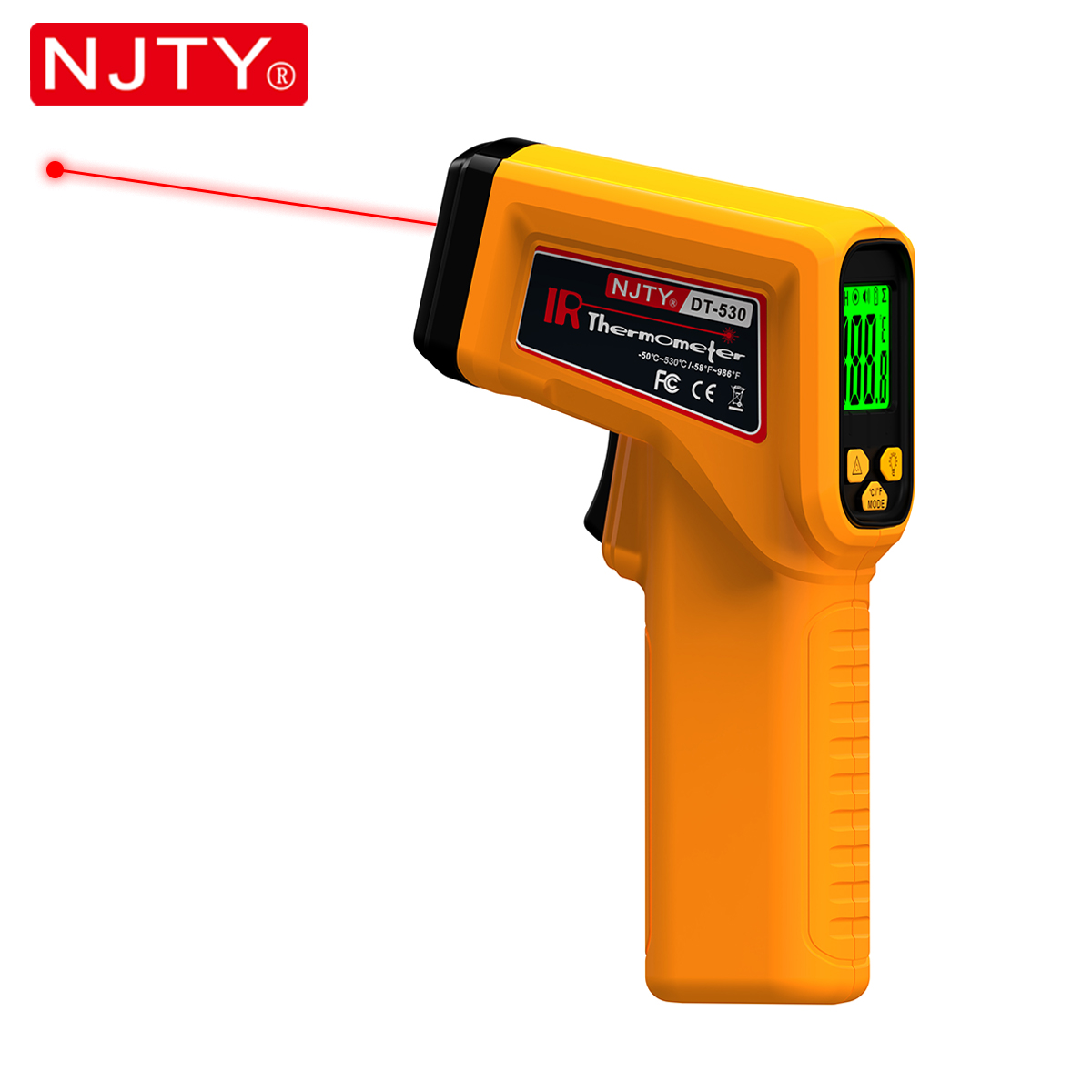 NJTY Infrared Thermometer Lase - Industrial Laser Thermometer recension och pris