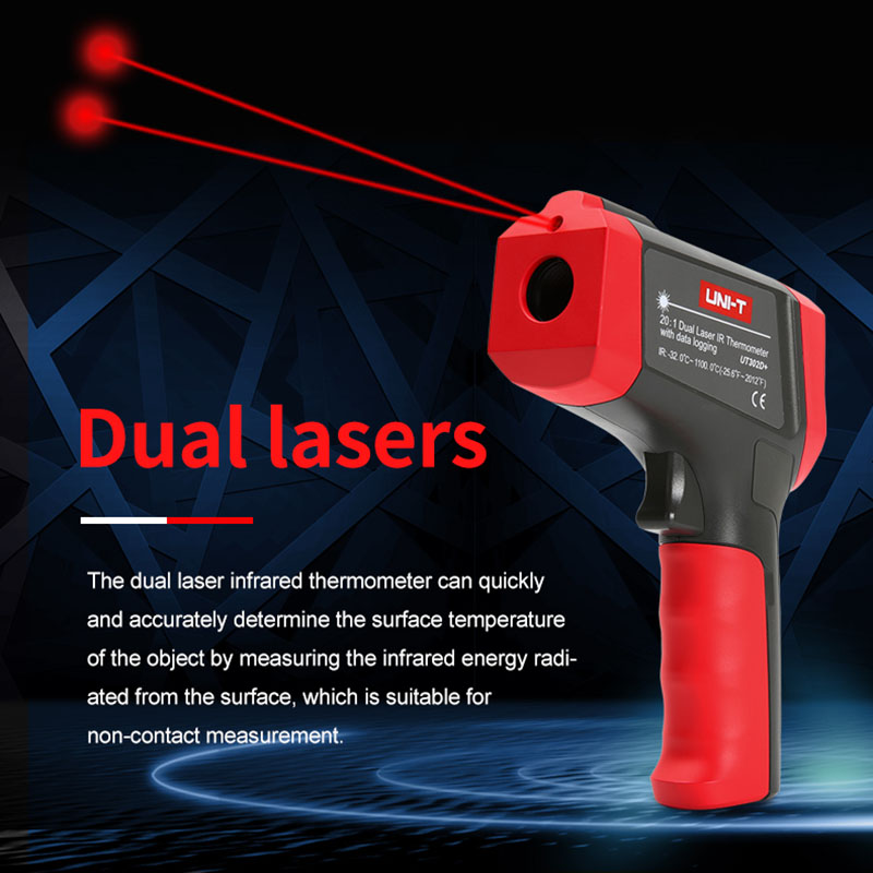UNI-T Digital Infrared Thermom - Industrial Laser Thermometer recension och pris