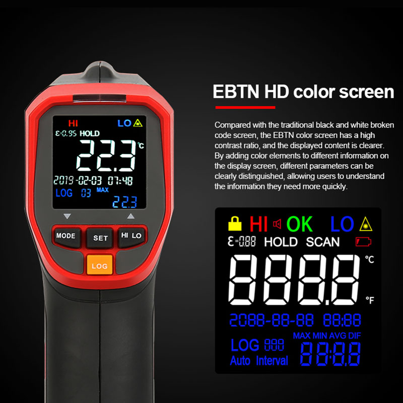 UNI-T Digital Infrared Thermom - Industrial Laser Thermometer recension och pris