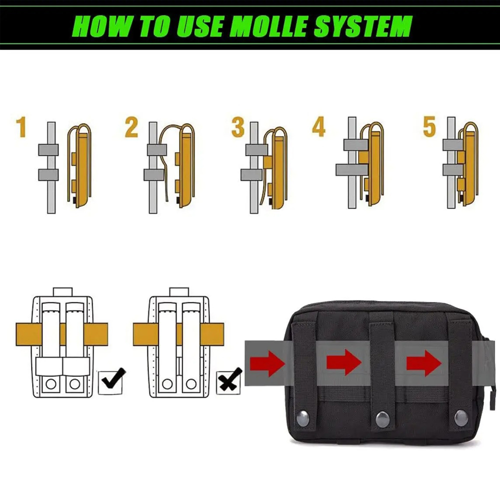 1000D Nylon Laser Cut Molle Ad - Industrial Laser Tool recension och pris