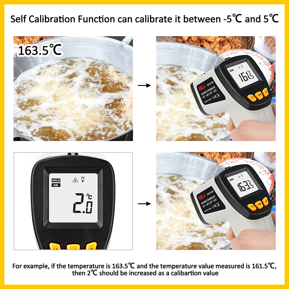 XRCLIF Infrared Thermometer No - Industrial Laser Thermometer recension och pris