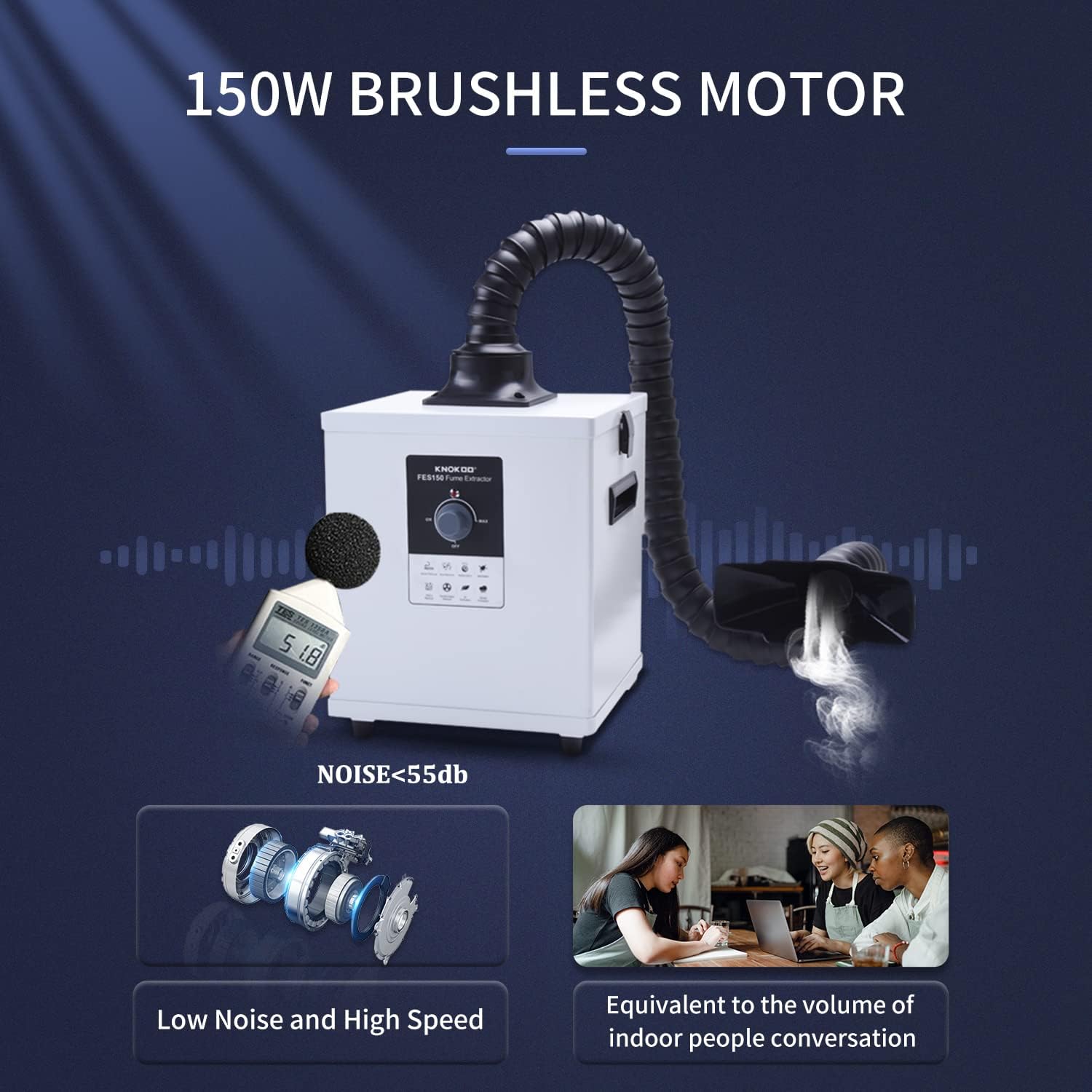 KNOKOO FES150 Industrial Laser - Industrial Laser Fume Extractor recension och pris