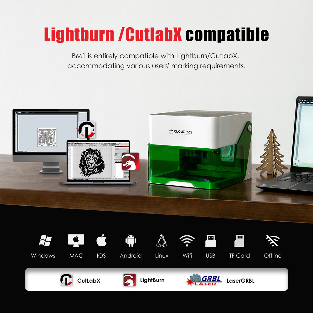 Cloudray 5000mw CNC Mini Laser - Industrial Laser Tool recension och pris