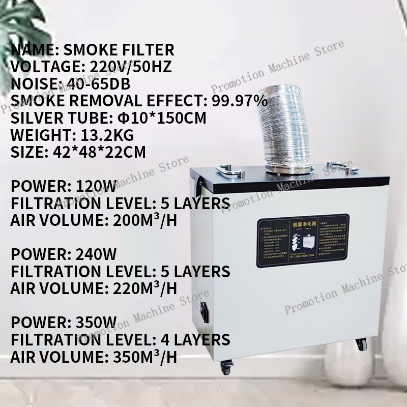 240W Pure Air Fume Extractor I - Industrial Laser Fume Extractor recension och pris