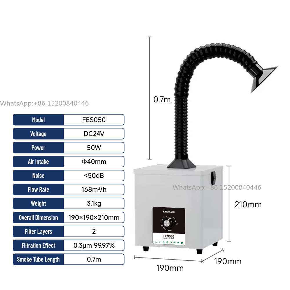 Industrial-Grade Solder Fume E - Industrial Laser Fume Extractor recension och pris