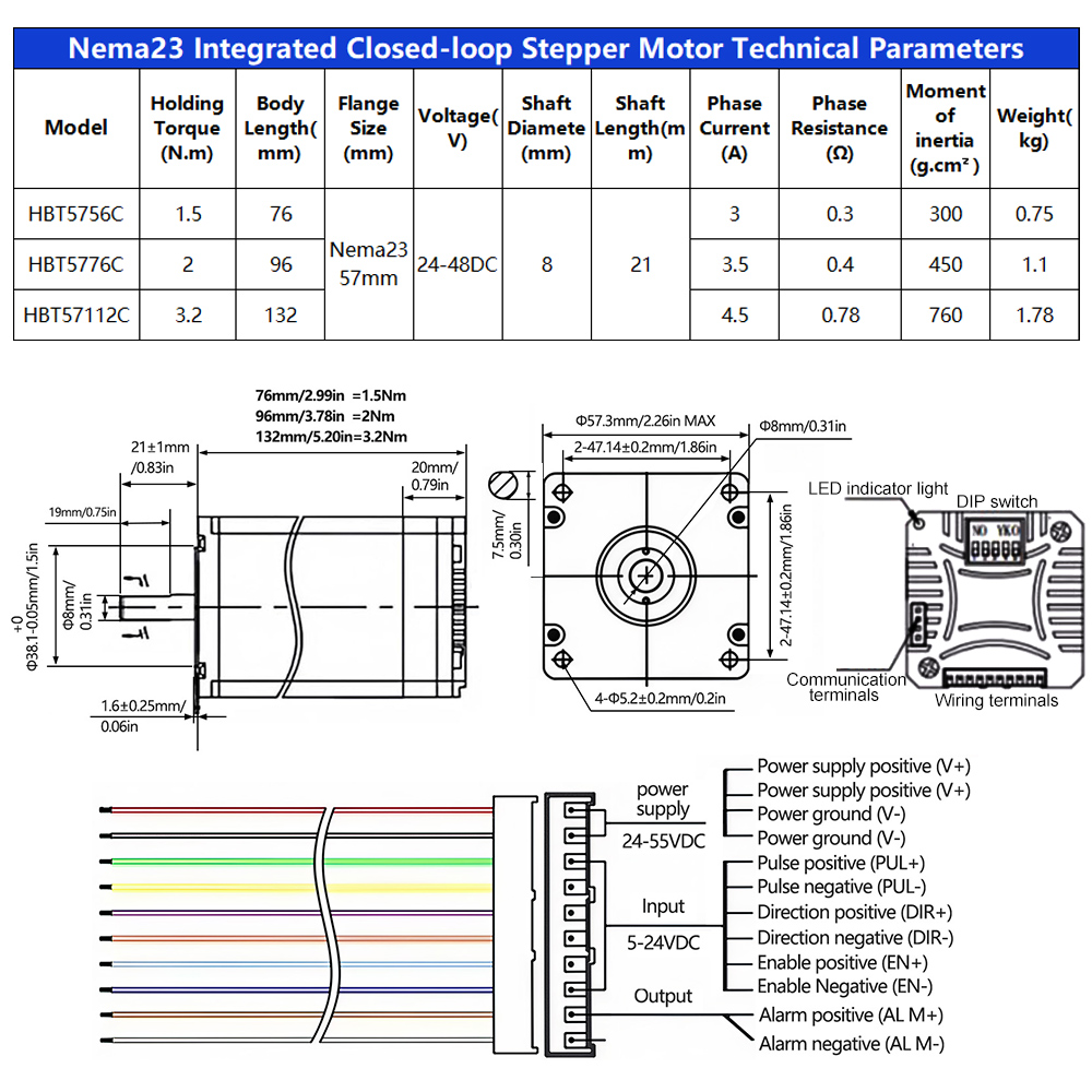 57mm Nema23 Closed Loop Geared - Stepper Driver Cnc recension och pris
