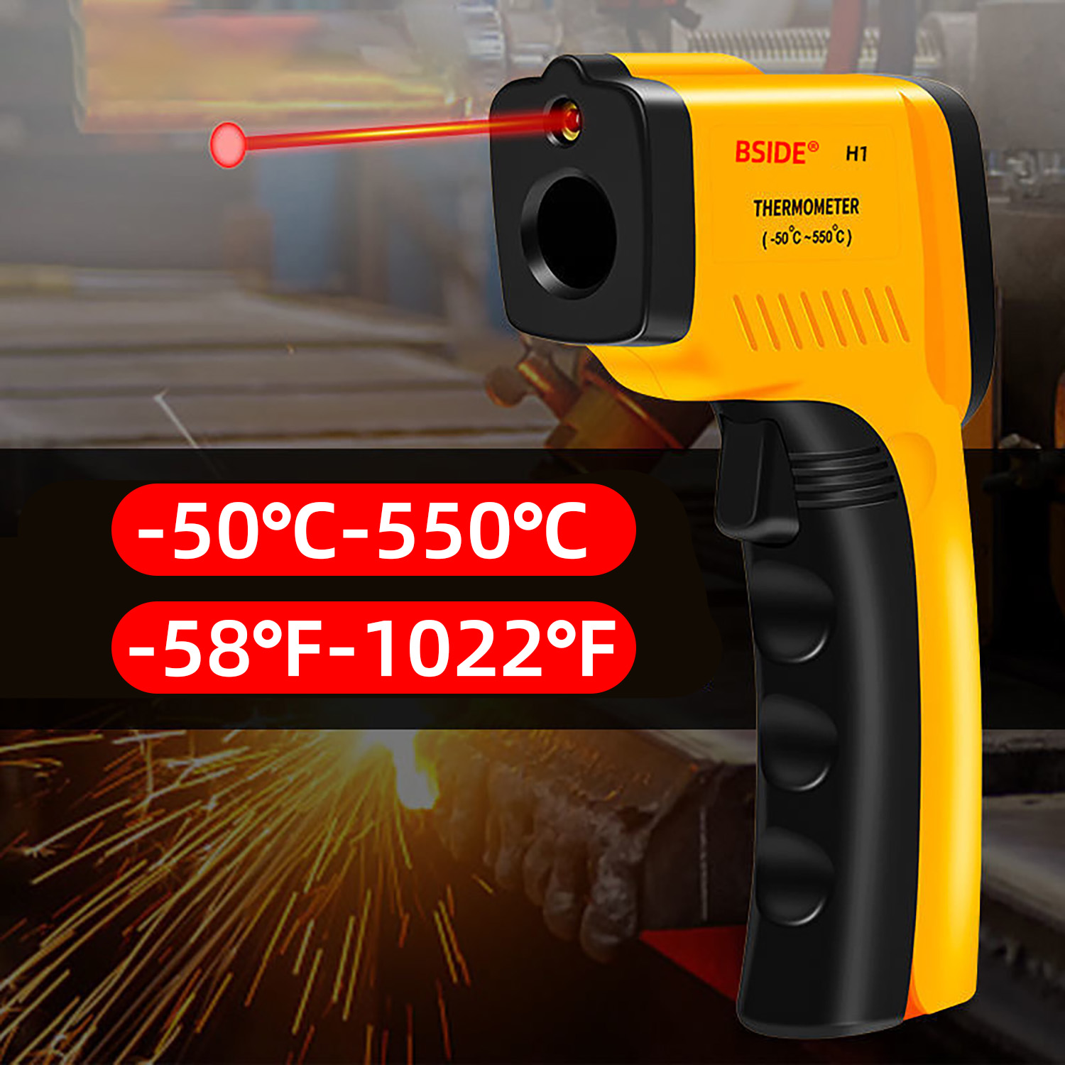 Digital Infrared Thermometer - - Industrial Laser Thermometer recension och pris