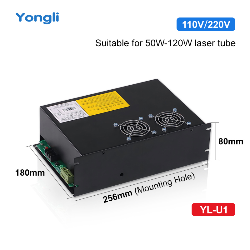 YongLi 110v 220v Co2 Laser Pow - Laser Power Supply 60W recension och pris