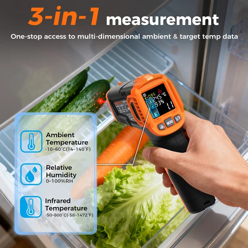 -50~380C Infrared Thermometer  - Industrial Laser Thermometer recension och pris
