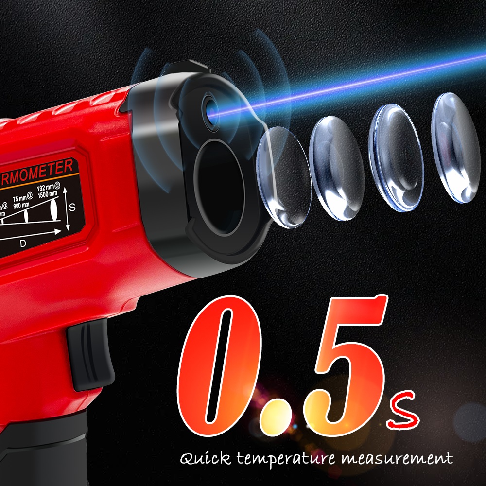 TOOLTOP ET6530C -50°C-600°C Ha - Industrial Laser Thermometer recension och pris