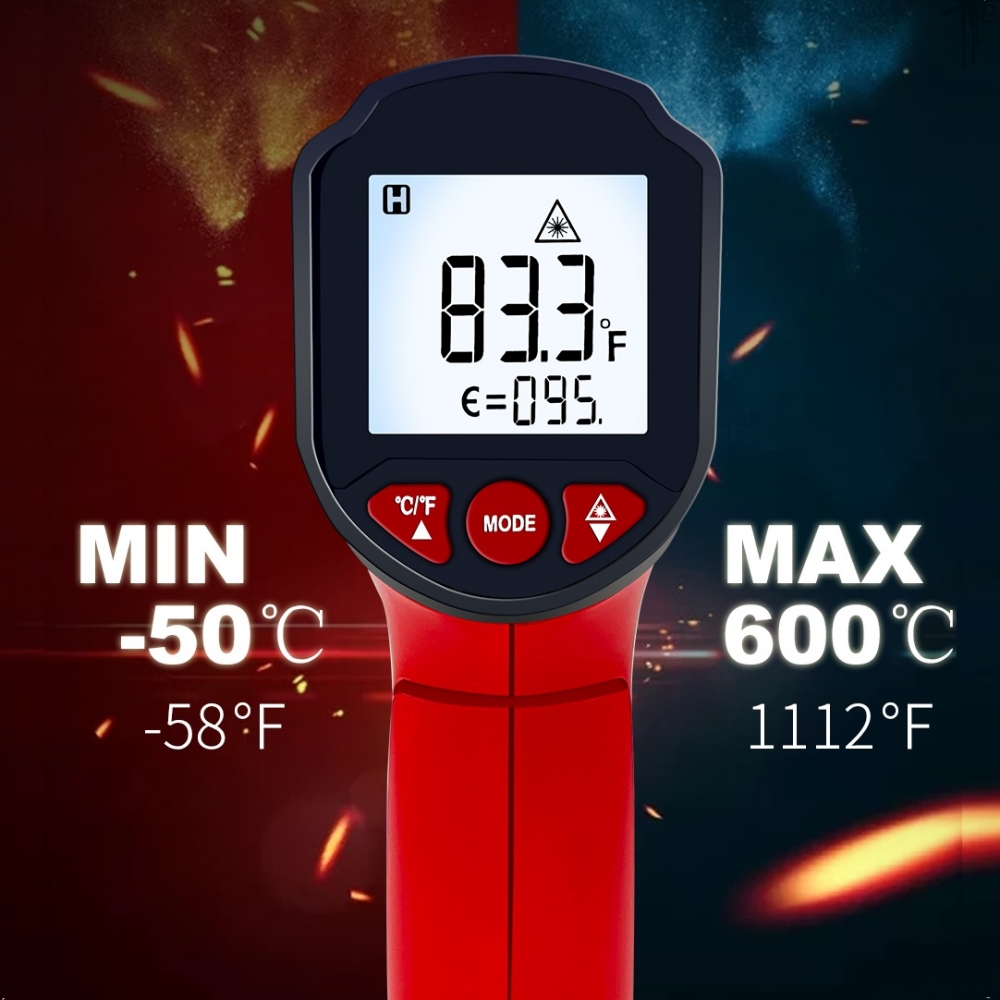 TOOLTOP ET6530C -50°C-600°C Ha - Industrial Laser Thermometer recension och pris