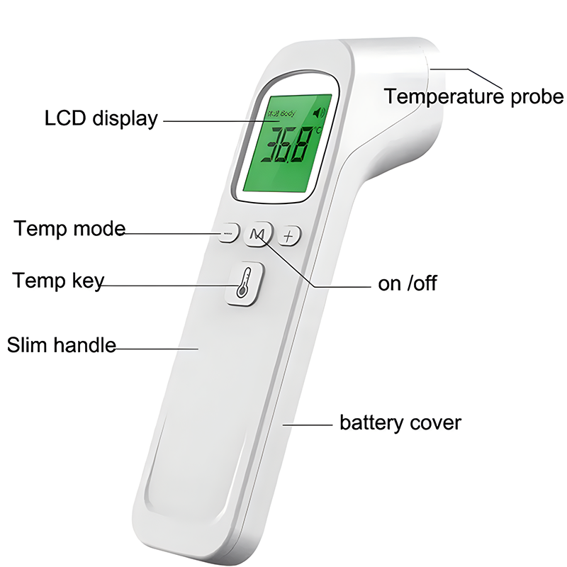 Oximeter Infrared Fever Thermo - Industrial Laser Thermometer recension och pris