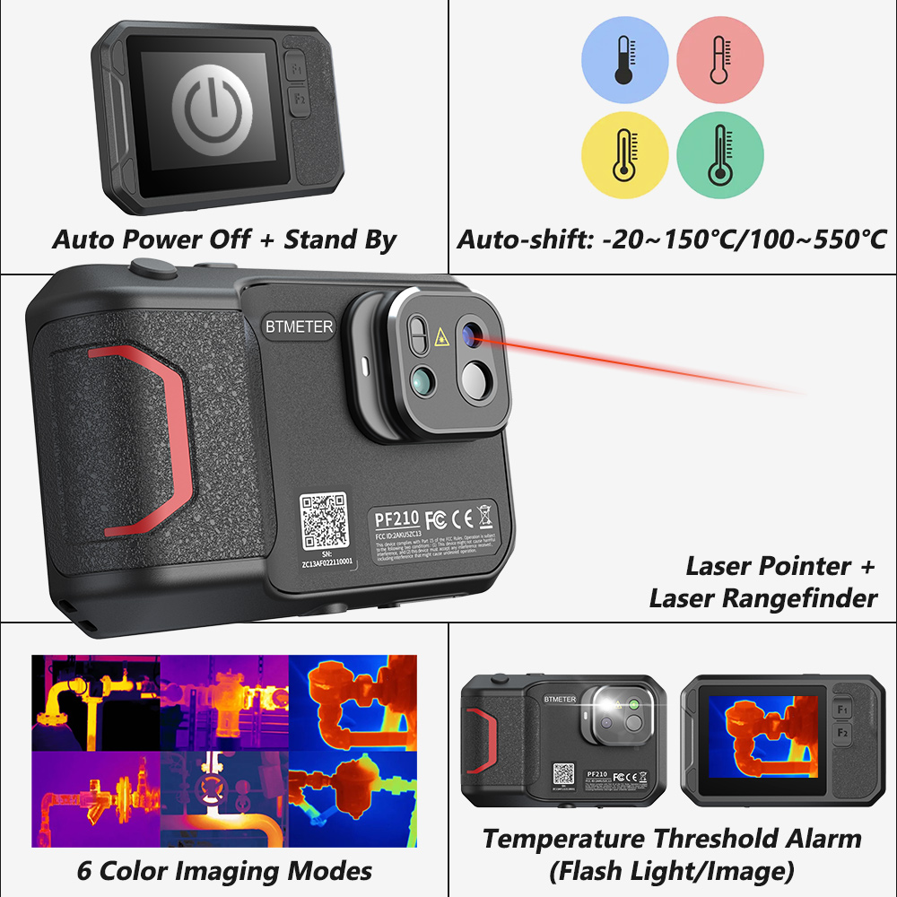 256x192 Thermal Camera Guide H - Industrial Laser Tool recension och pris
